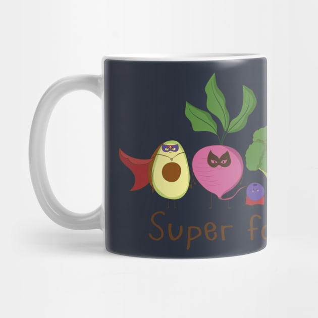 Super Foods Are Awesome, Healthy Food by Dreamy Panda Designs